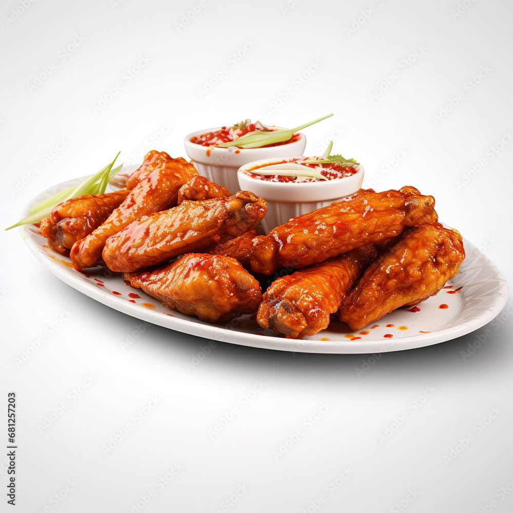 fried chicken food with white background m fried chicken food with white background m