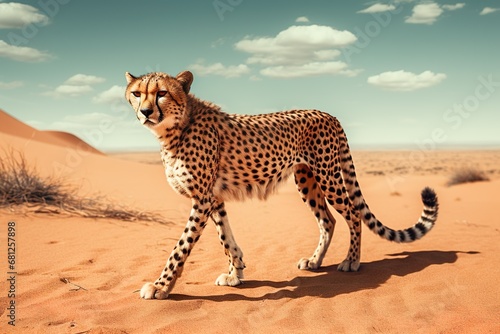Leopard portrait 