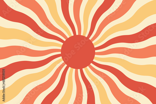 retro starburst or sunburst background v, sunburst retro vibes graphic print groovy background 60s 70s