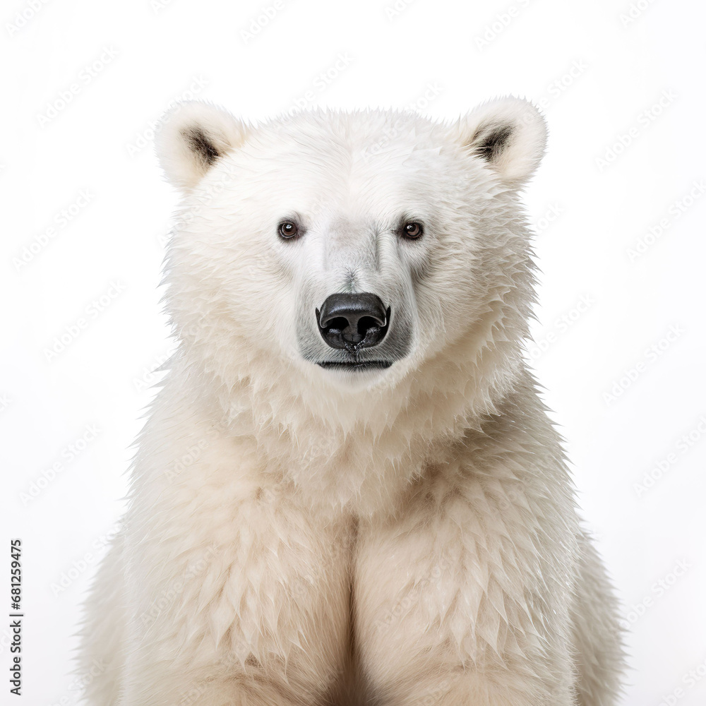 bear animal on a white background bear animal on a white background