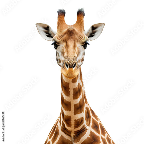 giraffe animal on a white background j
