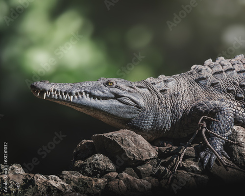 Crocodile at Sumidero Canyon - Chiapas, Mexico