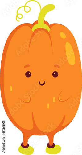 Bell Pepper Cartoon Character
