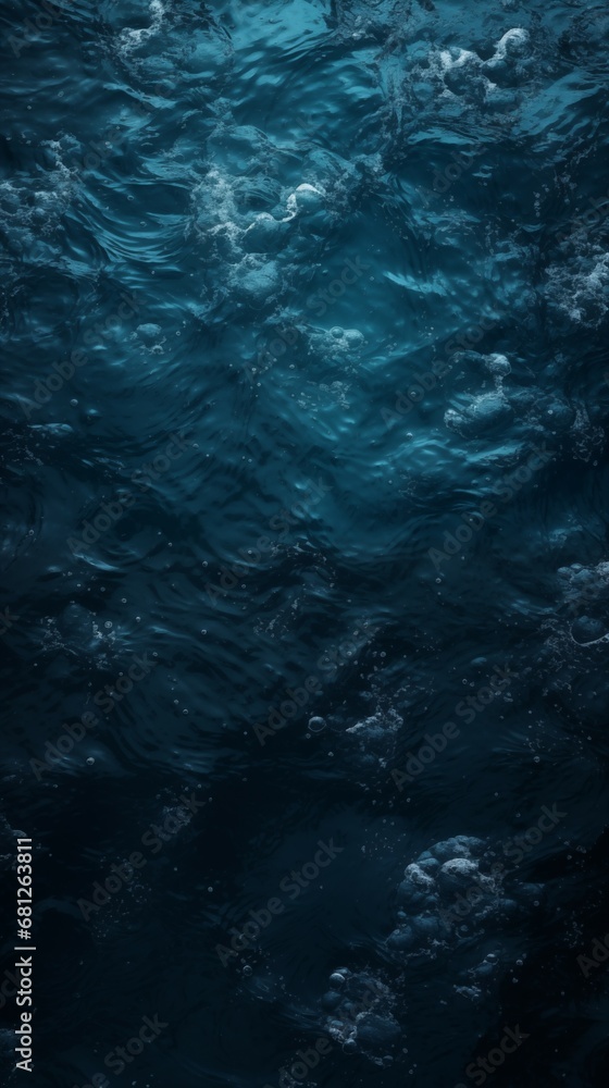 Dark Water Texture Wallpaper: Artistic Display of Fluid Dynamics under the Starry Sky