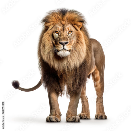 lion animal on a white background © shobakhul