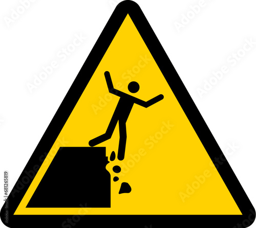 Danger Sign Keep Out Open Pit