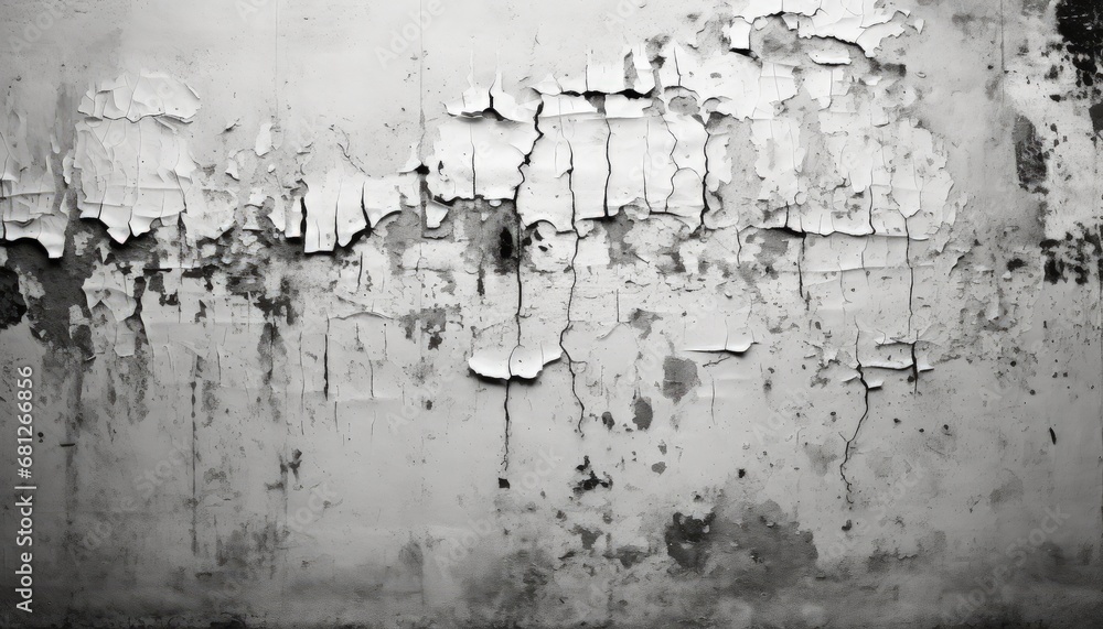 Fototapeta premium Decaying Beauty: A Weathered Wall with Peeling Paint