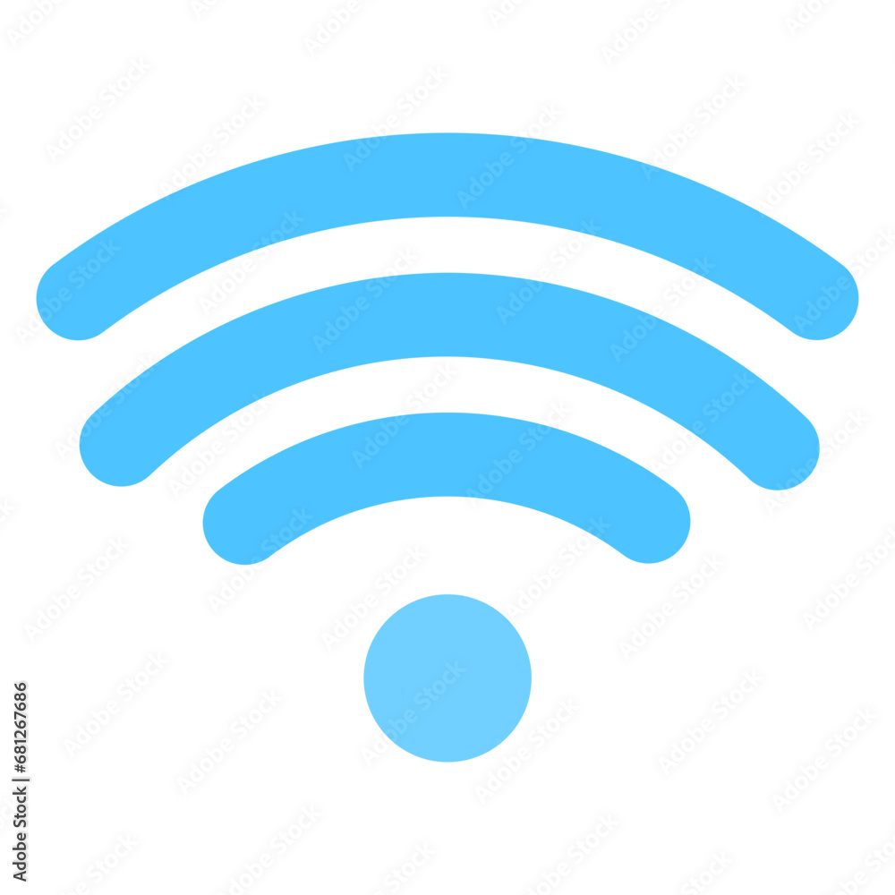 wifi icon flat style wifi icon flat style