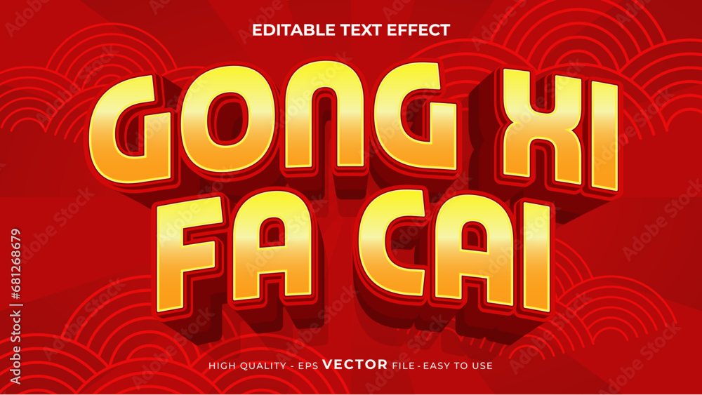 Editable Text Effect - Chinese New Year, Year of Dragon
