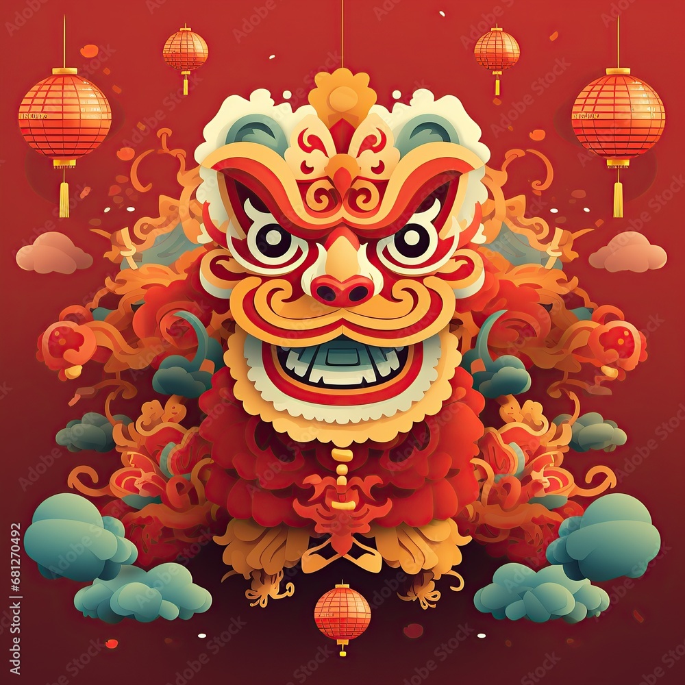 chinese new year dragon 