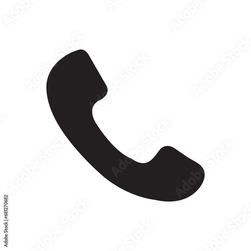 Telephone icon vector flat trendy style icon, logo template for many purpose. on white background..eps