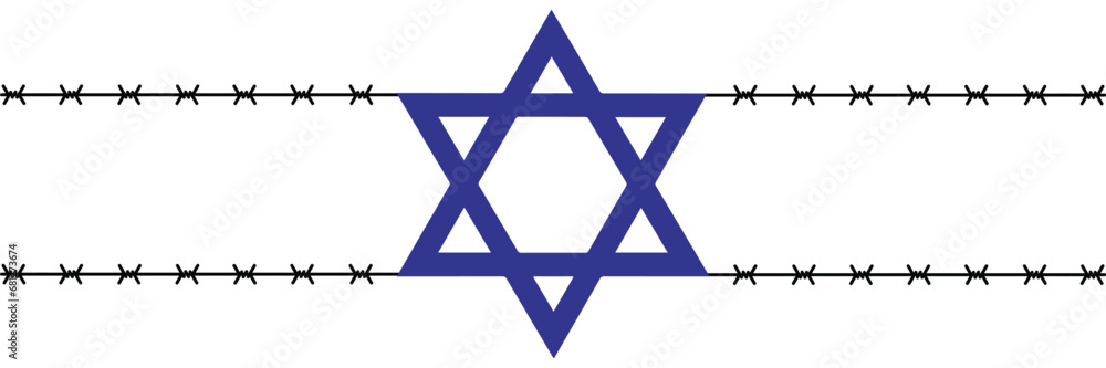 International Holocaust Remembrance Day vector. Star of David . January 27. Important day International Holocaust Remembrance Day vector. Star of David . January 27. Important day