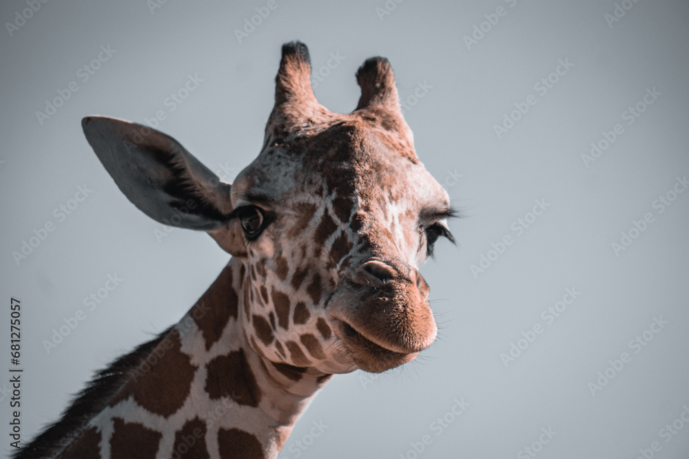 Obraz premium portrait of a giraffe