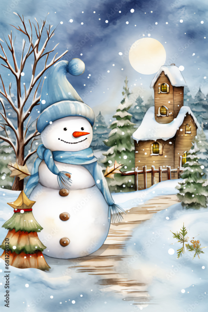 Obraz premium Snowman