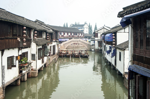 Zhujiajiao, Qingpu, Shanghai, China, is a famous historical and cultural town in China and a famous tourist destination.