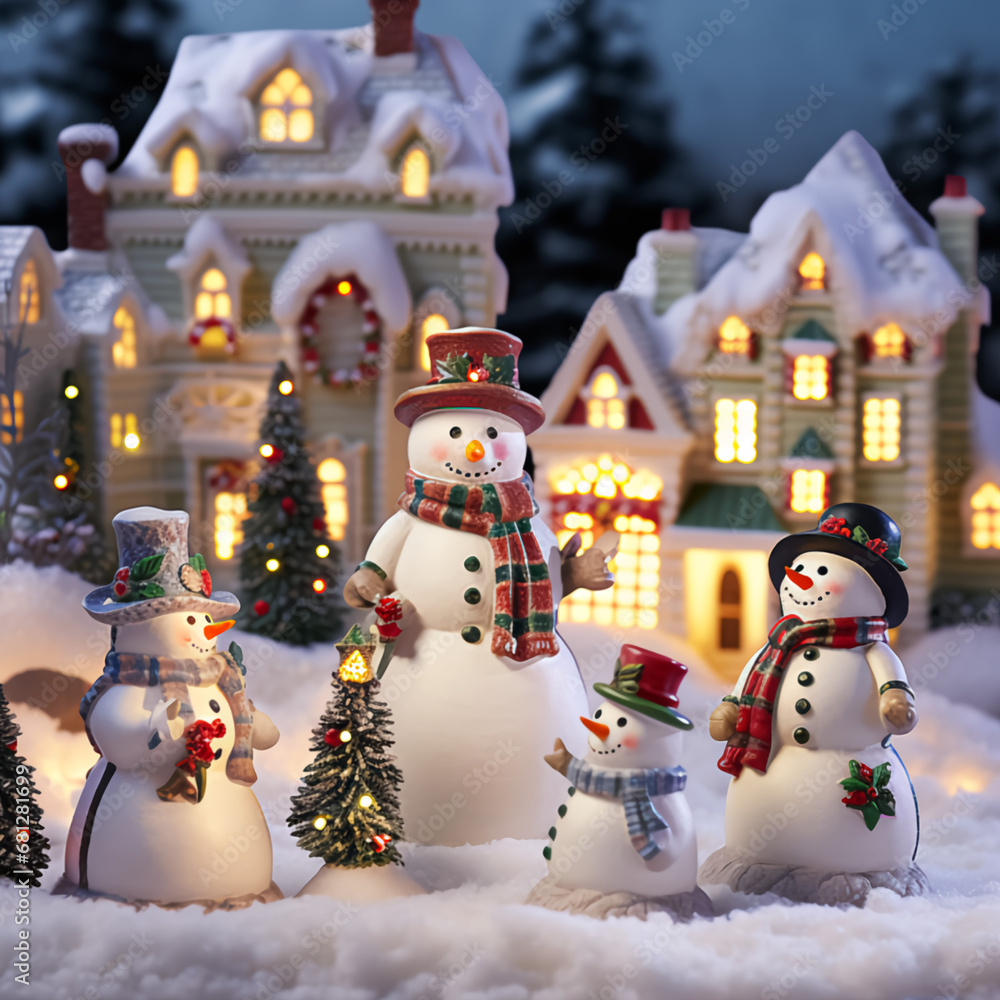 Obraz premium Snowman