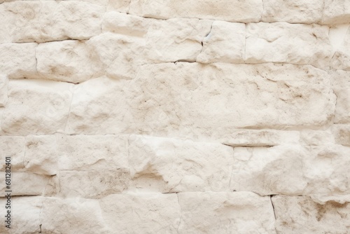 Warm white stone wall with a rough, grainy texture, perfect for rustic and natural designs.