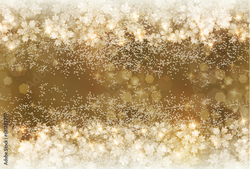 クリスマス　雪　冬　風景　背景