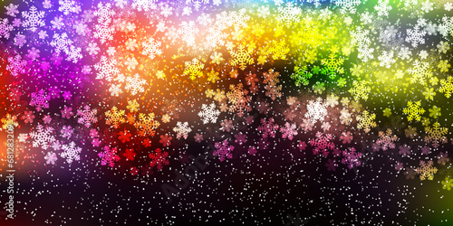 クリスマス　雪　冬　風景　背景