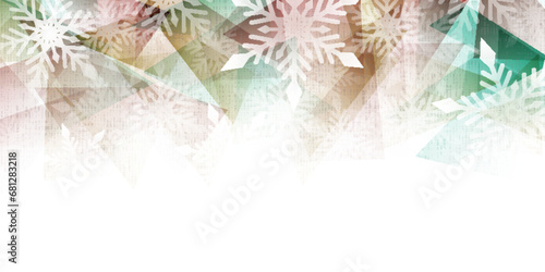 クリスマス　雪　冬　風景　背景