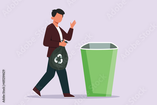World Environment day. Colored flat vector illustration isolated.
