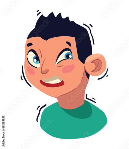 tourette syndrome concept