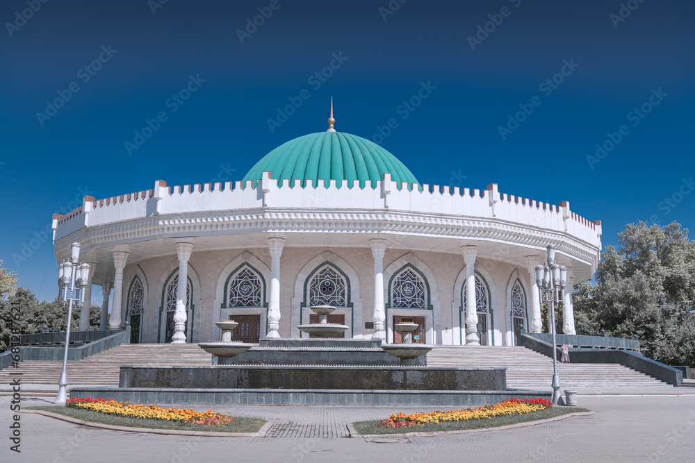 Amir Timur museum in Tashkent, the capital of the Republic of Uzbekistan