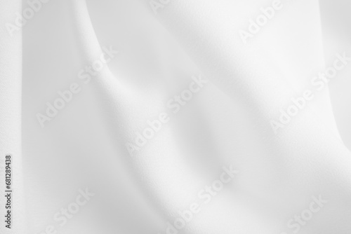 White fabric texture. Cloth background. photo