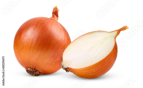 Onion bulbs isolated on transparent png photo