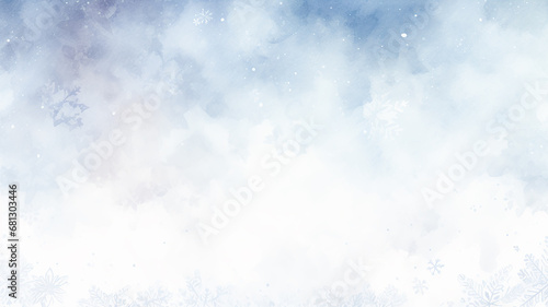 white background, snow blurred, snowflakes empty copy space, blank winter christmas letter postcard design © kichigin19