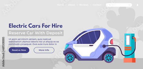 Electric cars for hire reserve car with deposit