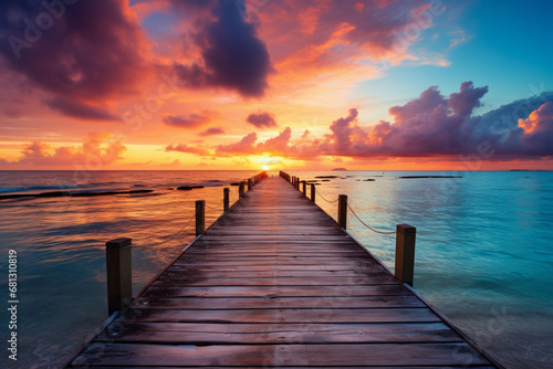 sunset on the pier © CREAM 2.0