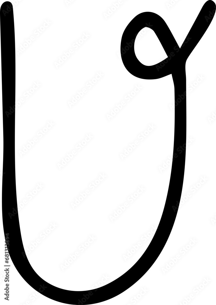 Alphabet uppercase u Alphabet uppercase u