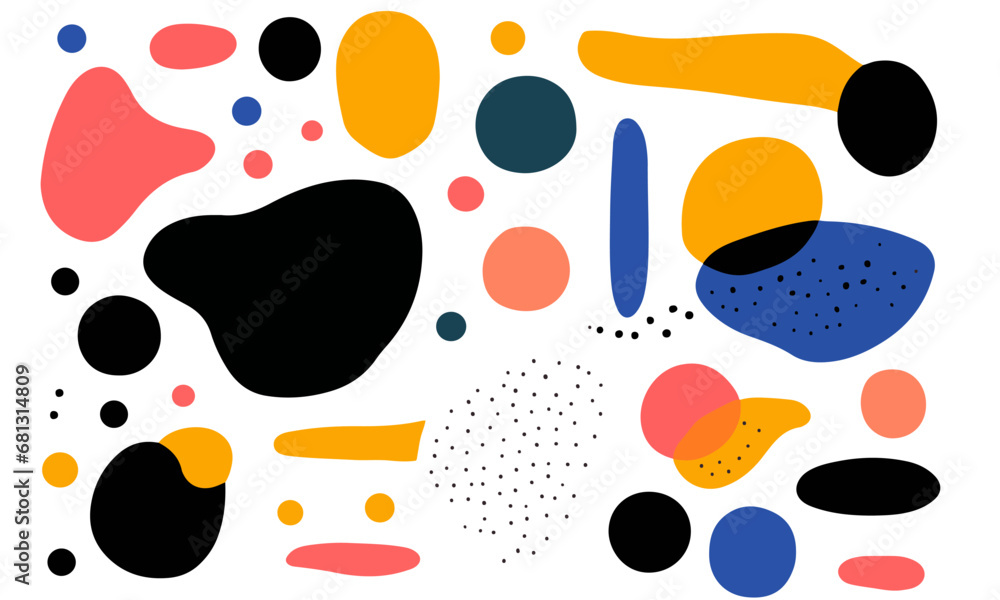 slick shiny abstract shapes, vivid colours, white background slick shiny abstract shapes, vivid colours, white background