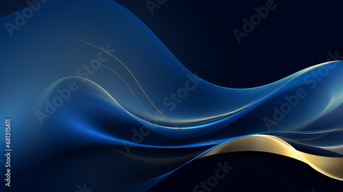 Luxury abstract wave background. Modern Black Background Wave Light Digital Modern Business Background.