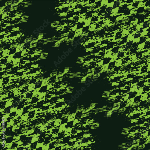 Sport flags green grunge warp
