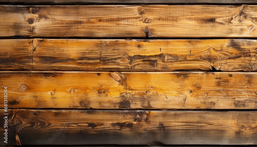 Weathered Wooden Wall with Textured Brown Planks Weathered Wooden Wall with Textured Brown Planks