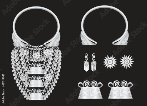 Accessories Hmong and Hmong jewelry.