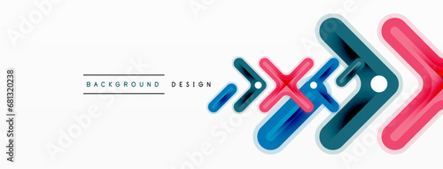 Cross line background minimal geometric template. Design for wallpaper, banner, background, landing page, wall art, invitation, prints, posters