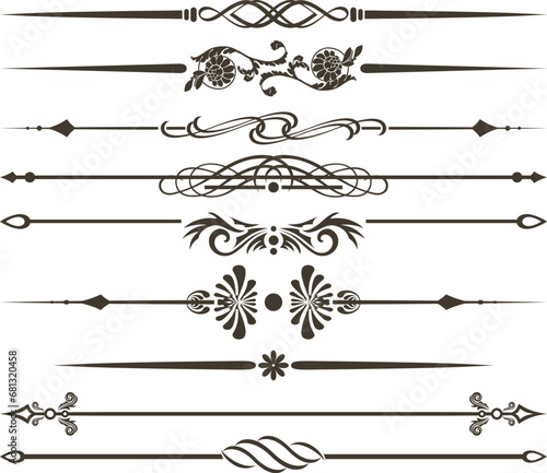 Arabesque style ornamental frames, Luxury frames, Arabic, Andalusian, Oriental,