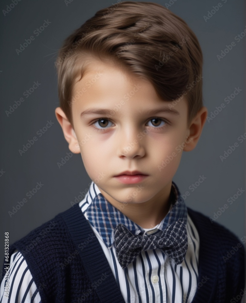 portrait of a child with new style portrait of a child with new style