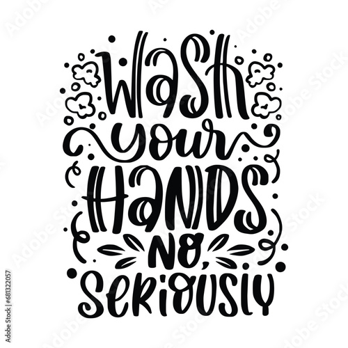 Funny bathroom quote for a sign, wall decor, wood frame Hand painted brush pen modern calligraphy, sign background inspirational quotes and typography art lettering
