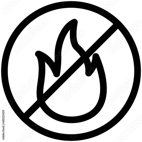 no fire