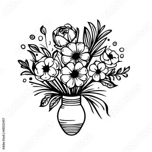 Flowers in a vase