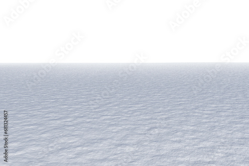 Digital png illustration of snow floor with copy space on transparent background