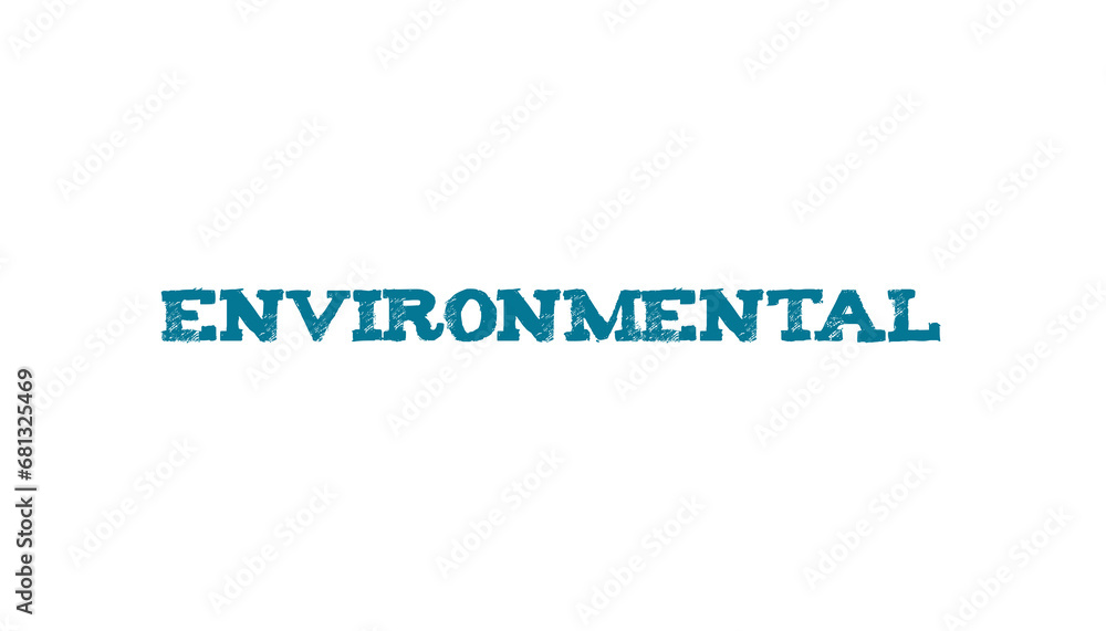 Digital png illustration of environmental text on transparent background