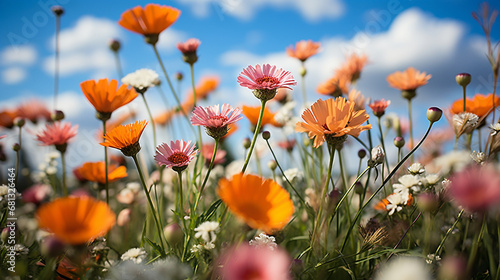 field of poppies HD 8K wallpaper Stock Photographic Image 