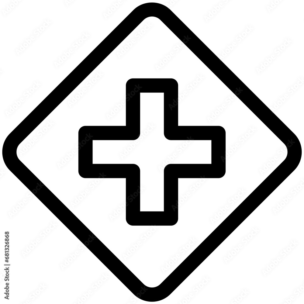 Obraz premium cross road