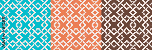 seamless pattern greek style, simple repeat textile, antique geometric, zig zag and rhombus, net pattern, vector illustration