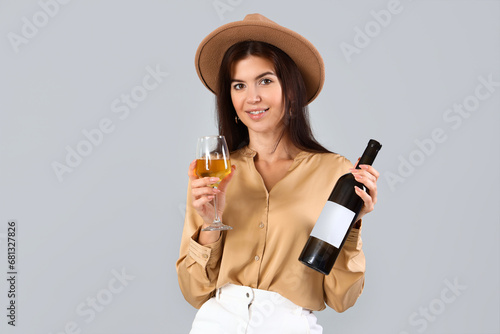 Beautiful young woman with ...